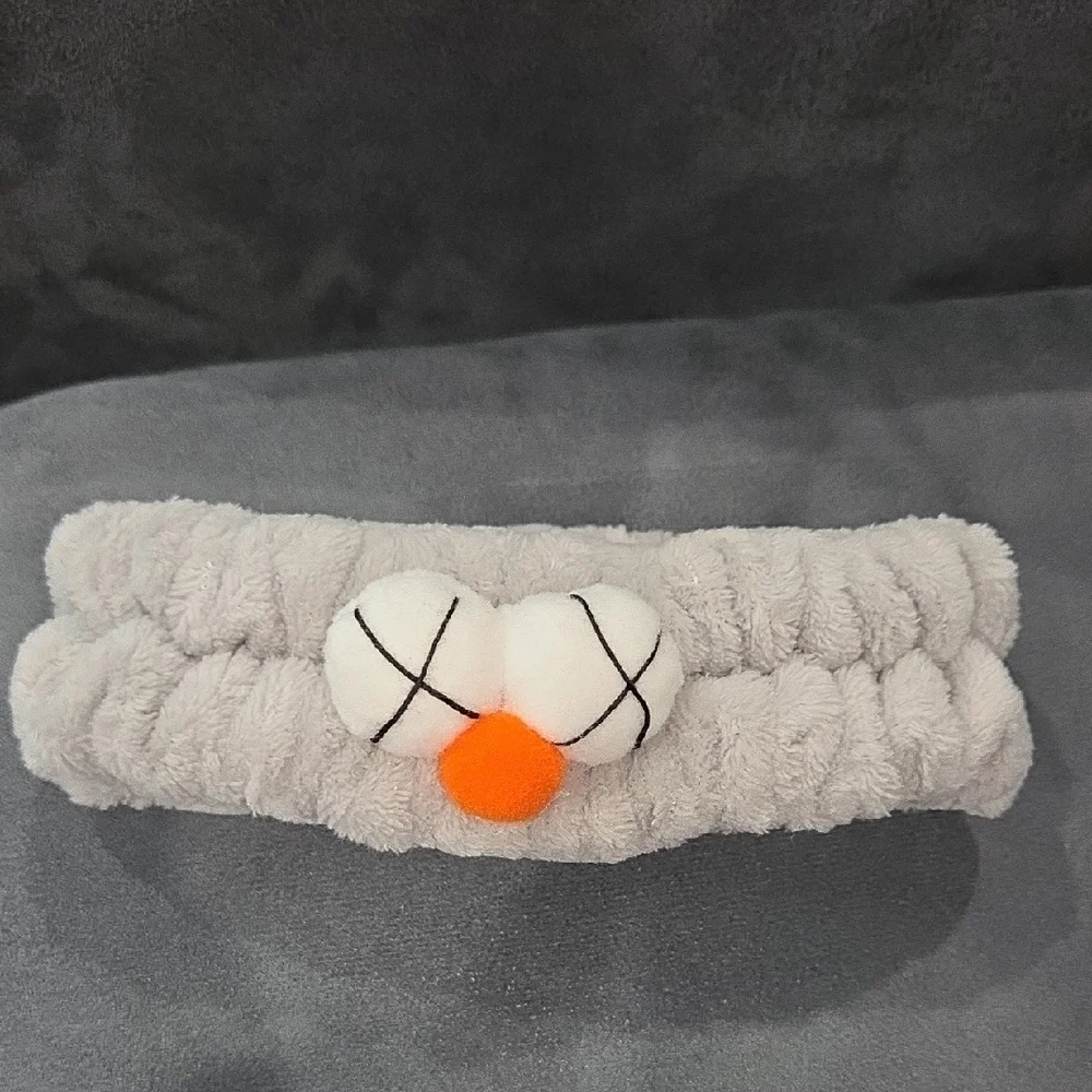 Gray Plush Cute Headband